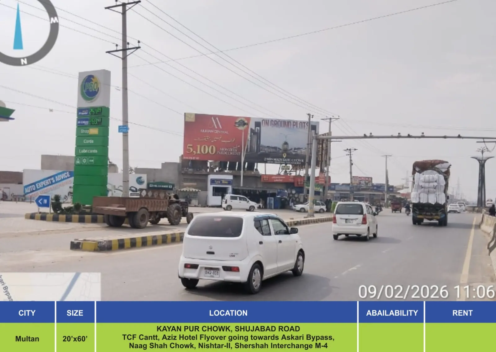KAYAN PUR CHOWK , SHUJABAD ROAD