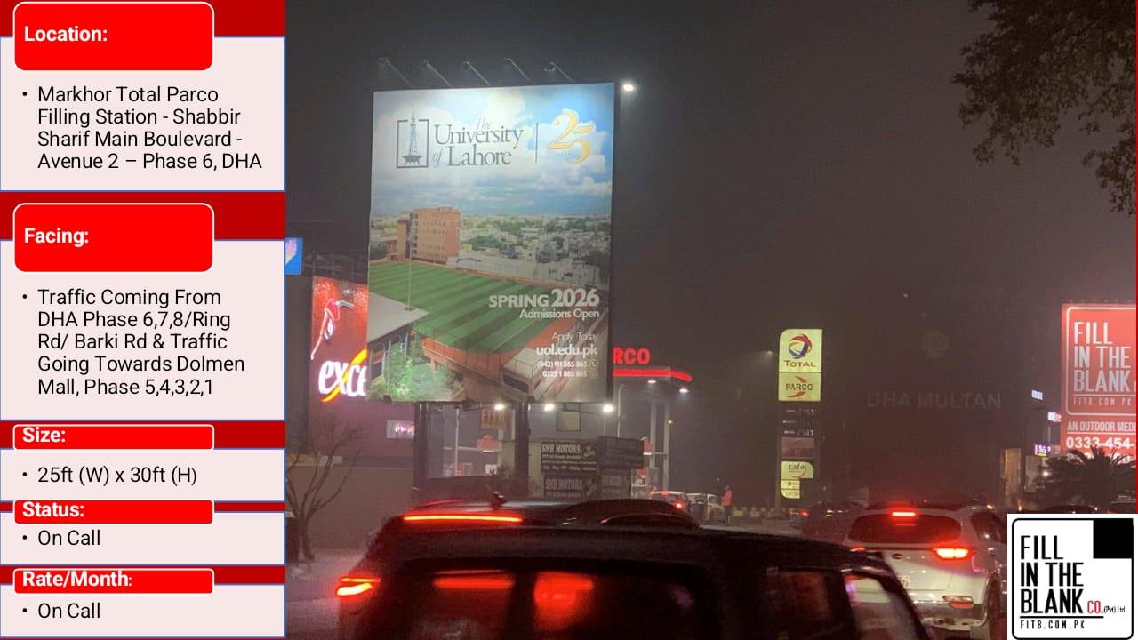 SHABBIR SHARIF MAIN BOULEVARD-AVENUE 2-PHASE 6, DHA